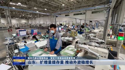 山東 擴(kuò)增量 提存量 推動(dòng)外資穩(wěn)增長 智能技術(shù)領(lǐng)域內(nèi)的技術(shù)開發(fā)